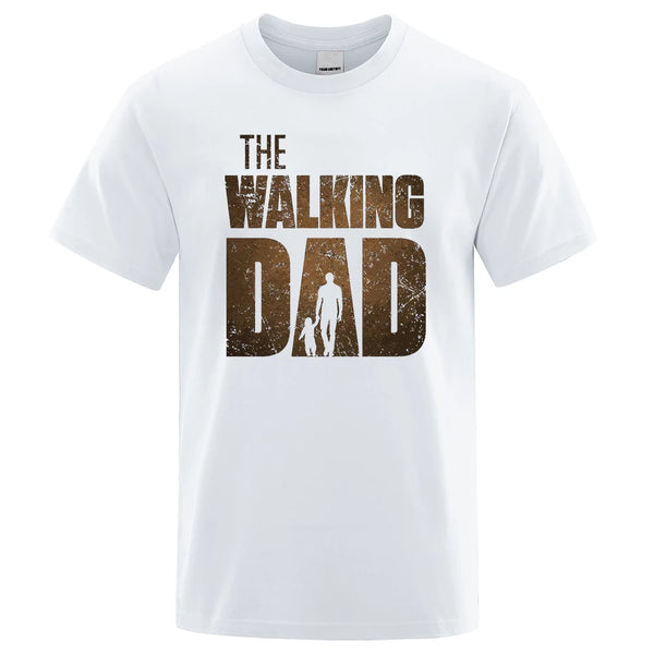 The Walking Dad Funny Street Printed T-Shirts Men
