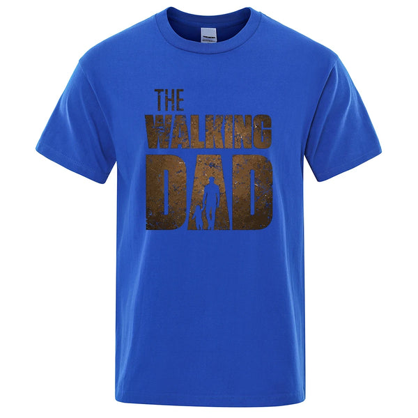 The Walking Dad Funny Street Printed T-Shirts Men