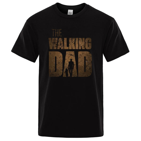 The Walking Dad Funny Street Printed T-Shirts Men