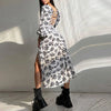 Street Sexy Split Long Dress Casual Dress