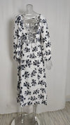 Street Sexy Split Long Dress Casual Dress