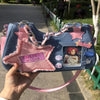 Splicing Hit Color Handbag