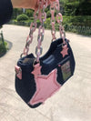 Splicing Hit Color Handbag